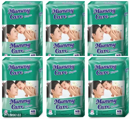 mummy care Baby Diaper New Born Pack of 6 (60 Pieces)-thumb0