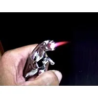 Benjoy Cigarette Lighter Metallic Steel Gas Lighters Jaguar Shape-thumb1