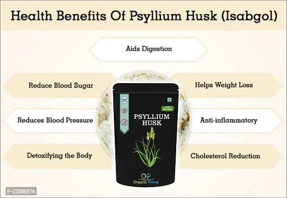 Organic Prime Psyllium Husk Powder / Isabgol Husk Powder - 100 Mesh ( sat-Isabgol Atta ) Fibre Support - 100 GM by Organic Prime-thumb5