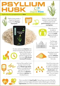 Organic Prime Psyllium Husk Powder / Isabgol Husk Powder - 100 Mesh ( sat-Isabgol Atta ) Fibre Support - 100 GM by Organic Prime-thumb3