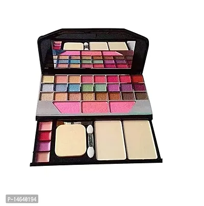 Fancy Multicolor Makeup Kit Eyeshadow Palette Makeup Palette Highlighters Eye Make Up High Pigmented Professional Mattes And Shimmers - (Pack Of 1)-thumb0