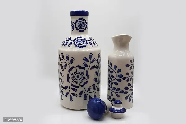 Handicrafts Ceramic Oil Dispenser 1000 ml+300ml Pack of 2-thumb5