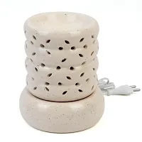 Kraftlik Handicrafts White Ceramic Heat Diffuser | Heat Aroma Diffuser | Home Decoration Showpiece Freshener-thumb1