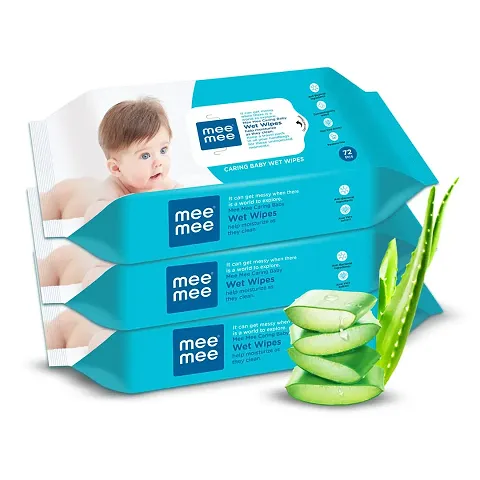 Baby Gentle Wet Wipes with Aloe Vera extracts