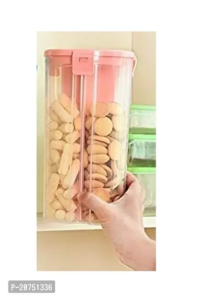 Premium Quality 3 Sections Air Tight Storage Container Pack Of 1-thumb0