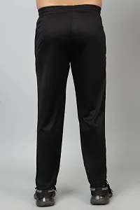 Men  Women Printed Black Track Pants-thumb1