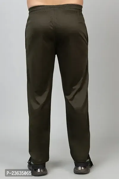 Men  Women Printed Olive Track Pants-thumb3