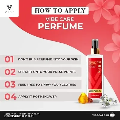 VIBE Perfume For Men Eau De Parfum Long Lasting Fragrance Spray With Amber  White Musk Wedding Function, New Year Fragrance (100 ML)-thumb3