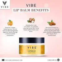 VIBE Natural Lip Balm for Women  Men Lip Care with Sweet Almond Vitamin C Shea Butter  Grapefruit Essential Oils Lip Balm for Chapped and Dry Lips (8g, Pack of 3)-thumb3