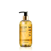 VIBE Long Lasting Hydration Natural Body Wash (300ml)  Vitamin C, Oat Meal  Green Tea Face Wash for All Skin Type (100ML) Wedding anew Year Winter Personal Care Jumbo Pack-thumb2