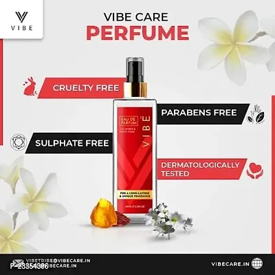 VIBE Perfume For Men Eau De Parfum Long Lasting Fragrance Spray With Amber  White Musk Wedding Function, New Year Fragrance (100 ML)-thumb5