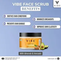 VIBE Face Scrub for Face Blackheads Remove Rejuvenate Skin | Vitamin C Oat Meal  Green Tea Face Wash for All Skin Type | Natural Face Wash for Men  Women | Scrub 50GM -Face Wash 100ML | Combo Pack-thumb2