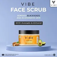 VIBE Face Scrub for Face Blackheads Remove Rejuvenate Skin | Vitamin C Oat Meal  Green Tea Face Wash for All Skin Type | Natural Face Wash for Men  Women | Scrub 50GM -Face Wash 100ML | Combo Pack-thumb4