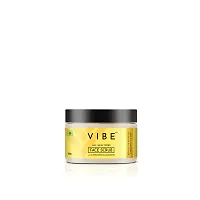 VIBE Face Scrub for Face Blackheads Remove Rejuvenate Skin | Vitamin C Oat Meal  Green Tea Face Wash for All Skin Type | Natural Face Wash for Men  Women | Scrub 50GM -Face Wash 100ML | Combo Pack-thumb1