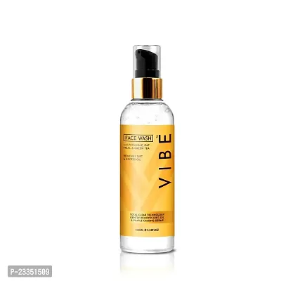 VIBE Long Lasting Hydration Natural Body Wash (300ml)  Vitamin C, Oat Meal  Green Tea Face Wash for All Skin Type (100ML) Wedding anew Year Winter Personal Care Jumbo Pack-thumb2