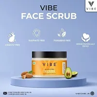 VIBE Face Scrub for Face Blackheads Remove  Rejuvenate Skin | Natural Face Scrub for Men  Women | Face Scrub for Oily Skin, Deep Cleansing, Tan Removal, Glowing Skin Wedding anew Year Winter Face Care (50 Gram, Pack of 2)-thumb4