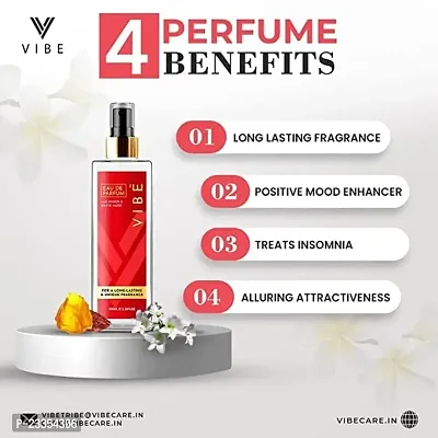 VIBE Perfume For Men Eau De Parfum Long Lasting Fragrance Spray With Amber  White Musk Wedding Function, New Year Fragrance (100 ML)-thumb4