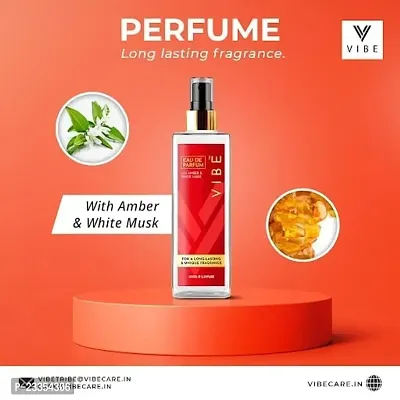 VIBE Perfume For Men Eau De Parfum Long Lasting Fragrance Spray With Amber  White Musk Wedding Function, New Year Fragrance (100 ML)-thumb2