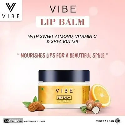 VIBE Natural Lip Balm for Women  Men (8g)  Face Scrub for Face Blackheads Remove  Rejuvenate Skin (50gm) Jumbo Pack-thumb4