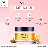 VIBE Natural Lip Balm for Women  Men Lip Care with Sweet Almond Vitamin C Shea Butter  Grapefruit Essential Oils Lip Balm for Chapped and Dry Lips (8g, Pack of 3)-thumb4