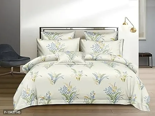 Comfortable Cotton Printed Double Bedsheet with Pillow Covers