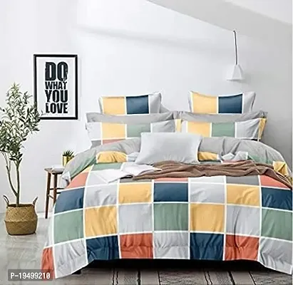 Comfortable Cotton Printed Double Bedsheet with Pillow Covers