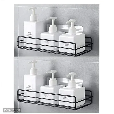 Multipurpose Wall Mount Bathroom Shelf, Pack Of 2