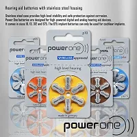 Power One P10 Battery For Hearing Aid Amplifier Machine - 1 Strips (1x6 = 6 Batteries)-thumb4