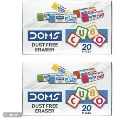 Dust Free Erasers (Pack of 2, Each Pack Contains 20 Erasers)-thumb0
