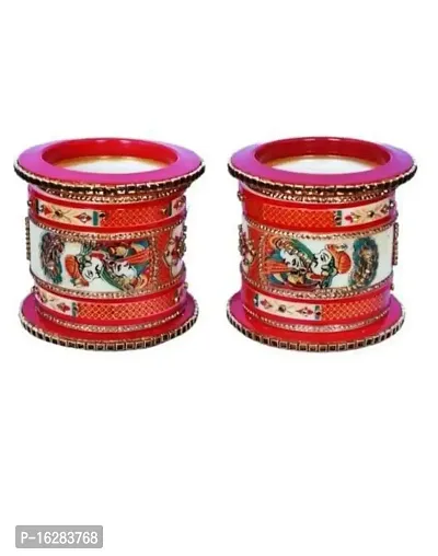 Fancy Plastic Bangles Set For Women-thumb2