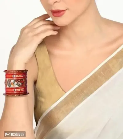 Fancy Plastic Bangles Set For Women-thumb3