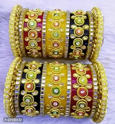 Elegant Brass Bangles Set For Women