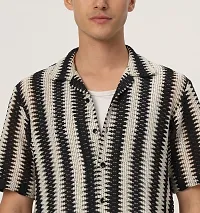 Trendy Cotton Crochet Shirt for Man-thumb1