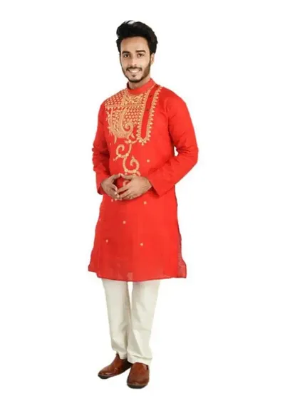 Embroidery Designs Kurta For Men