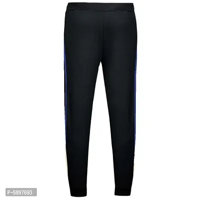 Stylish Cotton Black Printed Jogger Style Track Pant For Boys-thumb2