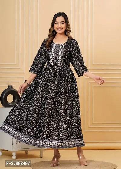 Fancy Rayon Ethnic Gown For Women-thumb0