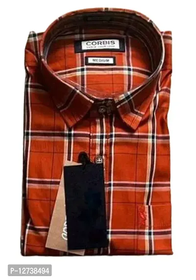 Red Mens Casual Shirts