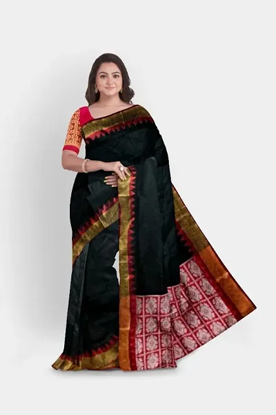 New In Poly Silk Saree with Blouse piece 
