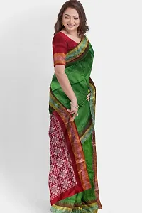 Classic Poly Silk Saree with Blouse Piece for Women-thumb3