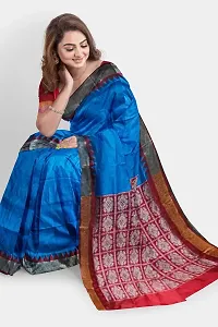 Classic Poly Silk Saree with Blouse Piece for Women-thumb2