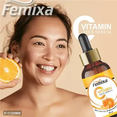 Femixa Vitamin C  E Face serum- For Anti Aging  Smoothening  Brightening Face Vitamin C Serum Pack of 1-thumb0