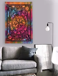 ART WORLD Wall Hanging Horoscope Zodiac Tapestry Hippie Bedding Astrology Tapestry Indian Mandala Wall Art Hippie Wall Tapestry (Multi Color, Poster (30x40 Inches))-thumb3