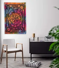 ART WORLD Wall Hanging Horoscope Zodiac Tapestry Hippie Bedding Astrology Tapestry Indian Mandala Wall Art Hippie Wall Tapestry (Multi Color, Poster (30x40 Inches))-thumb1