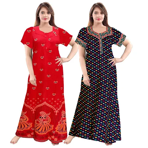 Comfortable Nighty For Women Pack Of 2