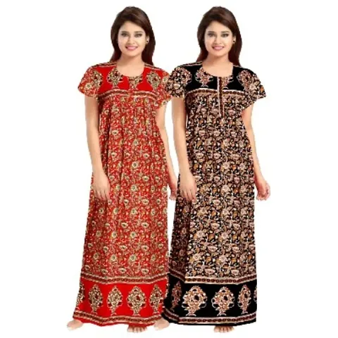 Elegant Nighty For Women Pack Of 2