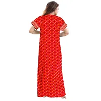 Comfortable Multicoloured Printed Nighty For Women Pack Of 2-thumb2