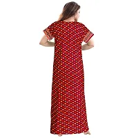 Comfortable Multicoloured Printed Nighty For Women Pack Of 2-thumb3