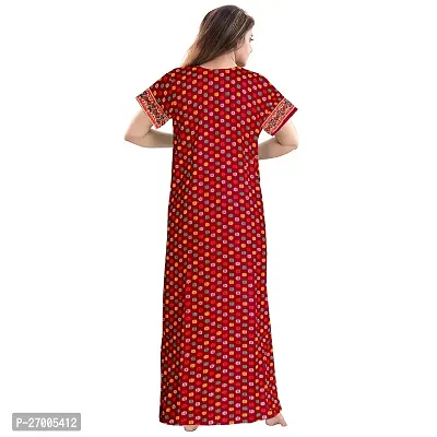 Comfortable Multicoloured Printed Nighty For Women Pack Of 2-thumb5