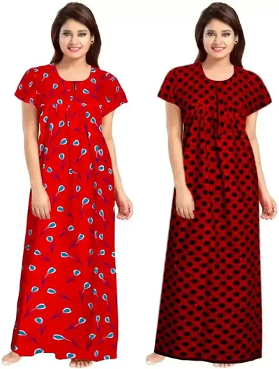 Hot Selling Cotton Nighty Women's Nightwear 