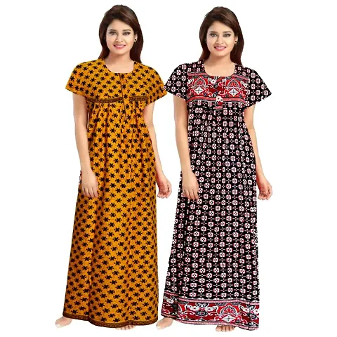 Stylish Fancy Nighty Combo For Women Pack Of 2